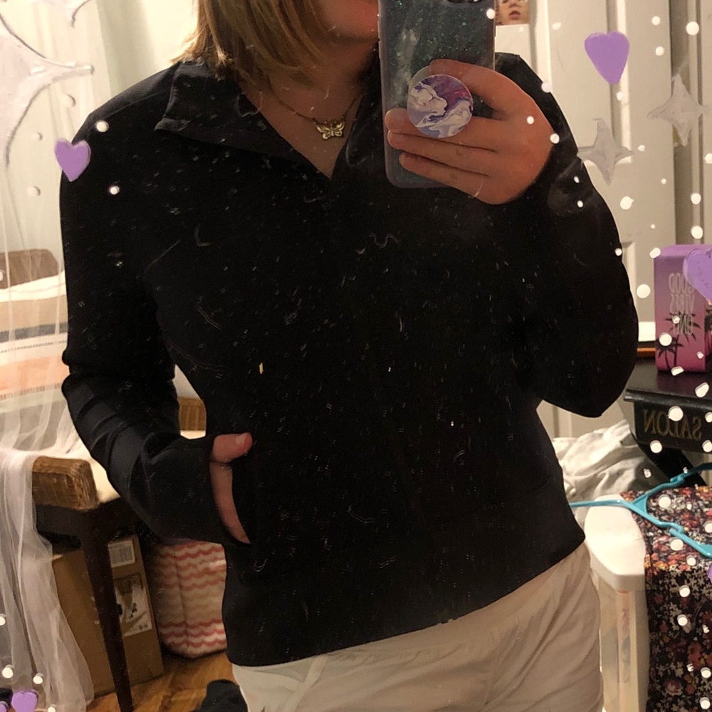 🖤LuLulemon cropped zip up🖤